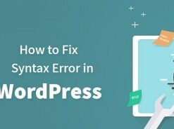 Fix Syntax Error in WordPress