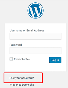 Reset WordPress Password